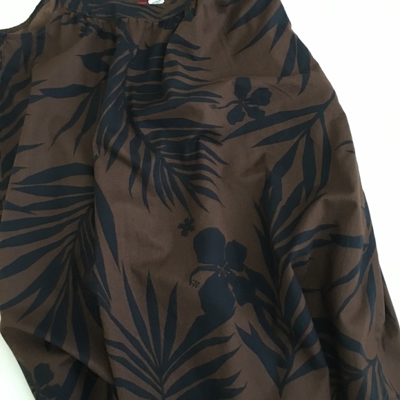 Tropical Hawaiian Print Sleeveless Shift Dress 100 % Cotton H & M Size 8 - Picture 8 of 10